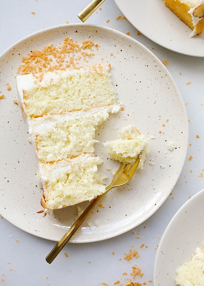 Almond Coconut Cake from thewoodandspoon.com on foodiecrush.com