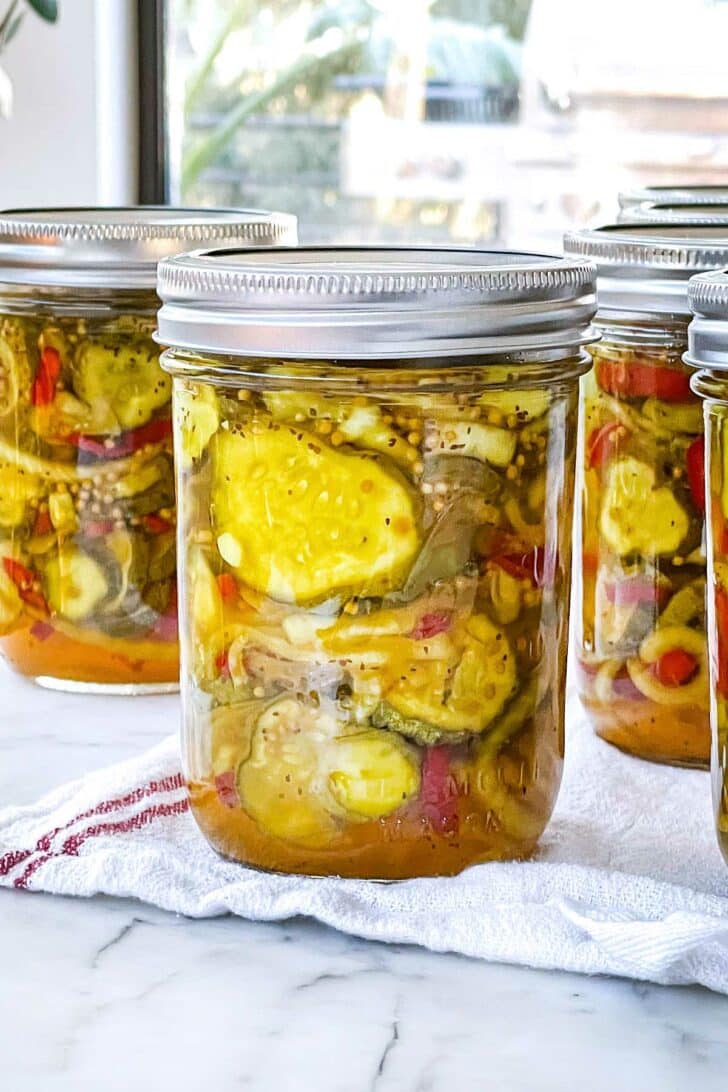 Bread and Butter Pickles foodiecrush.com