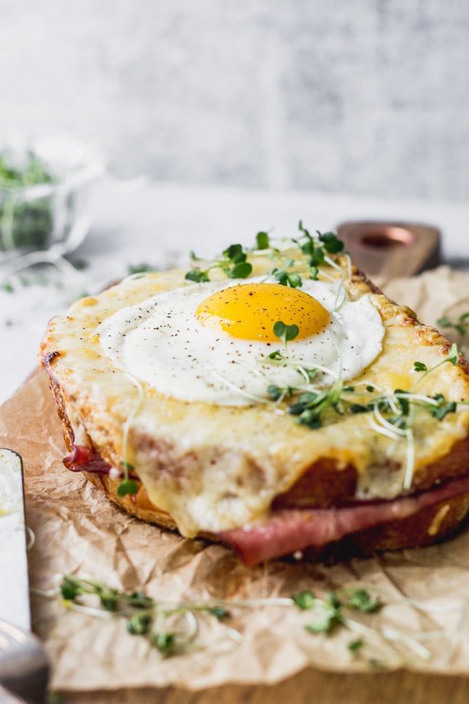 Croque Madame from forkinthekitchen.com on foodiecrush.com