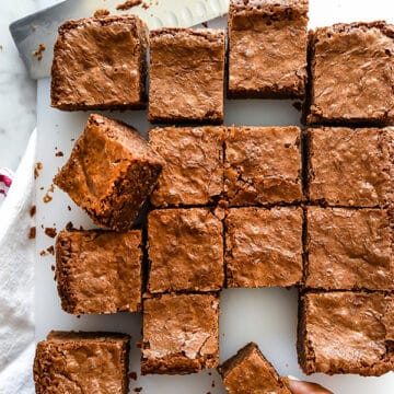 Classic Fat Witch Dark Chocolate Brownies Recipe | foodiecrush.com