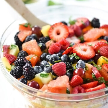 Berry Delicious Fruit Salad | foodiecrush.com