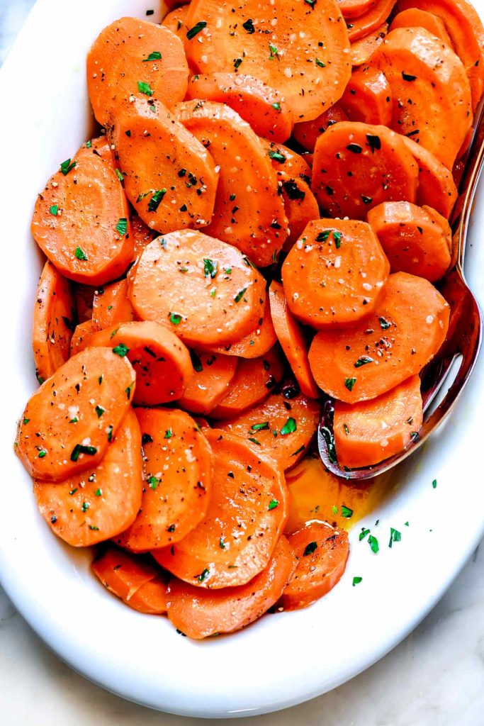 Glazed Carrots from foodiecrush.com on foodiecrush.com