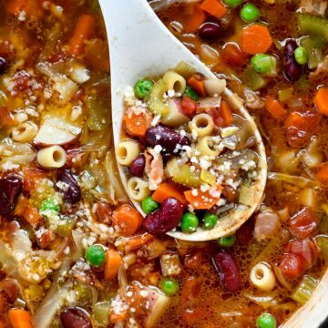 My Grandma's BEST Minestrone Soup | foodiecrush.com