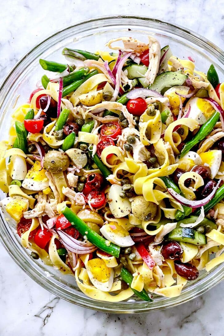 Nicoise Pasta Salad foodiecrush.com