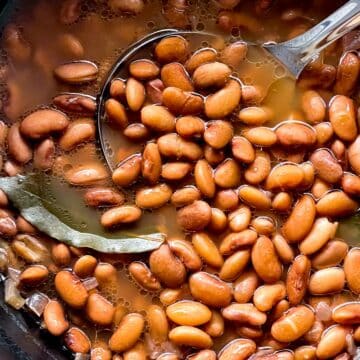 How to Make THE BEST Pinto Beans foodiecrush.com